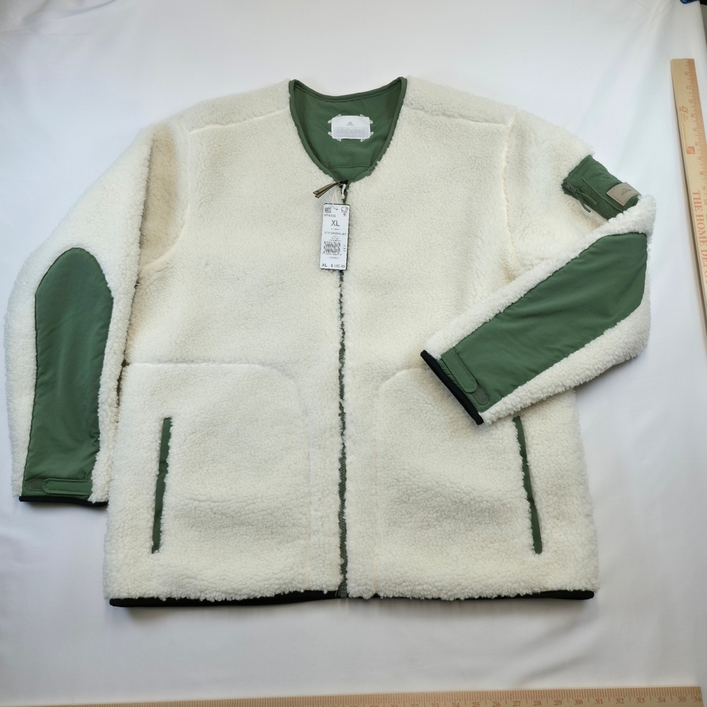 NEW Adidas ADX Adicross Sherpa Jacket Reversible Quilted Fleece Mens XL Gorpcore
